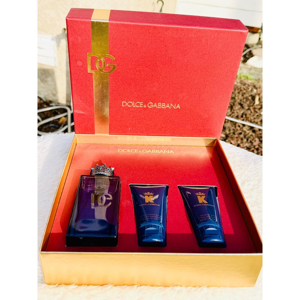 Dolce & Gabbana K Pour Homme Gift Set – EDT + Aftershave + Shower Gel - Picture 2 of 7